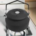 1.1L Outdoor Camping Kettle, Stainless Steel Tea Kettle, Compact Lightweight Coffee Pot. 