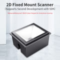 Embedded 1D 2D QR Barcode Scanner Mod-ule CMOS Image Auto-scan Wired Fixed Mount Bar Code Reader Support Screen Scan Compatible with Linux Windows Andr-oid Mac for Access Control Supermarket Lockers Tickets Checking Mobile Payment. 