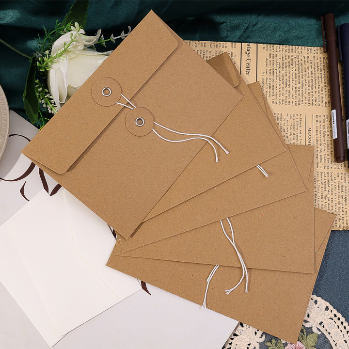 1/4/8Pcs%20Kraft%20Envelope%20Reusable%20Retro%20Brown%20Simple%20Packing%20Invitation%20Card%20File%20Writing%20Letter%20Covers%20Paper%20Envelops%20Office%20-%20Image%205