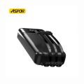 Aspor A316 20000mAh 22.5W Portable Power Bank  (PD & QC 3.0), an LED battery indicator, and four output ports. 