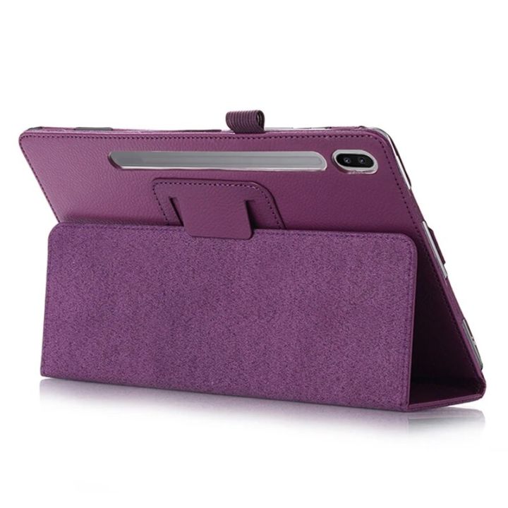 Stand case For Samsung Galaxy Tab S6 10.5 SM-T860 SM-T865 Cover Case Ultra Slim 2 Folded Soft Back Shell Smart tab S6 Case