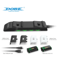 FOMIS ELECTRONICS Dual Charging Dock Charger Parts Accessories for S Controllers with 2Pc Battery Packs Controller Charger Dock. 