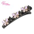 Muses Mall Hair-fixing Hairpin Elegant Double Layer Flower Hair Clip for Wedding Party Hair Accessories Non-slip Hair Clamp for Women Style Decorative Hair Accessory. 
