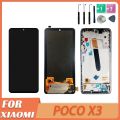 durableLuxury Piece Display Replacement Zero J20SG ro LCD for Poc Converter Assembly, Suitable for Touch Screen Digital LCD Display TFT for Xiaomi Poco X3 o X3 P M2102. 