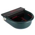 4L Automatic ker D trough for dogs Ctas goats horses cows water feeder PP copper with brass nozzle Float valve livestock 26.5x28 cm. 