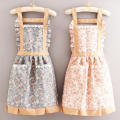 Apron Kitchen Sleeveless Oil Resistant Cute Korean Edition Home Cooking Apron Small Fragmented Flower Apron Household Cover Up. 