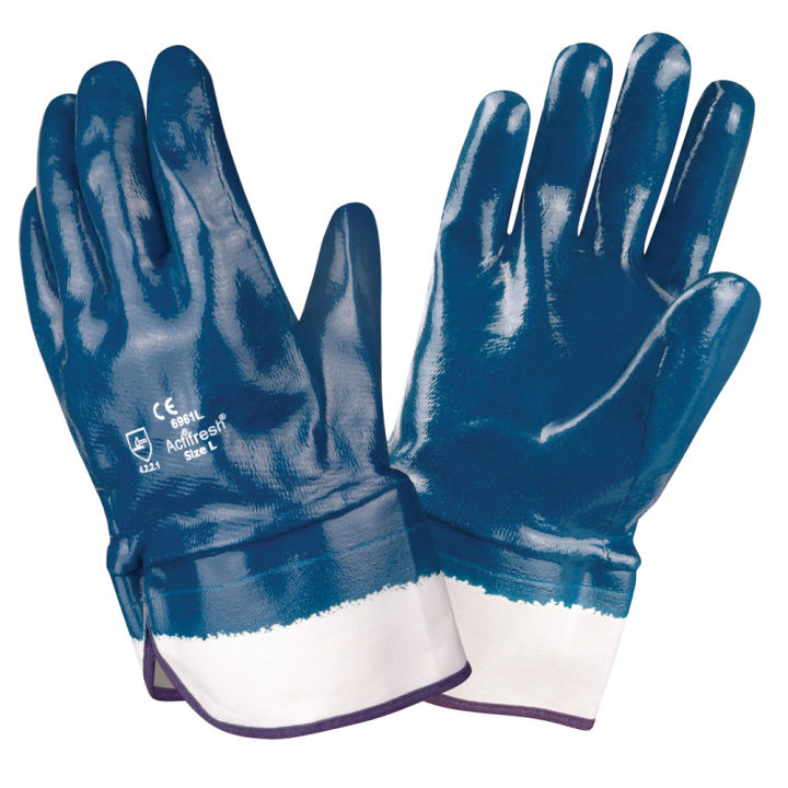 Cotton Jersey PVC gloves