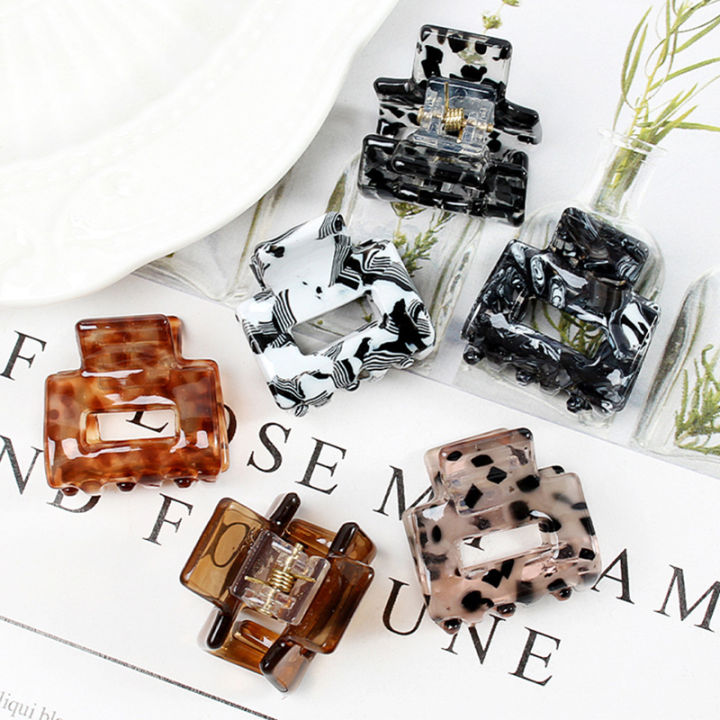 Acetate%20Mini%20Square%20Hollow%20Hairpin%20Crab%20Claw%20Clip%20Women's%20Hair%20Clips%20Girls%20Barrettes%20Bath%20Bundle%20Hair%20Accessories%20BNJGF%20-%20Image%204