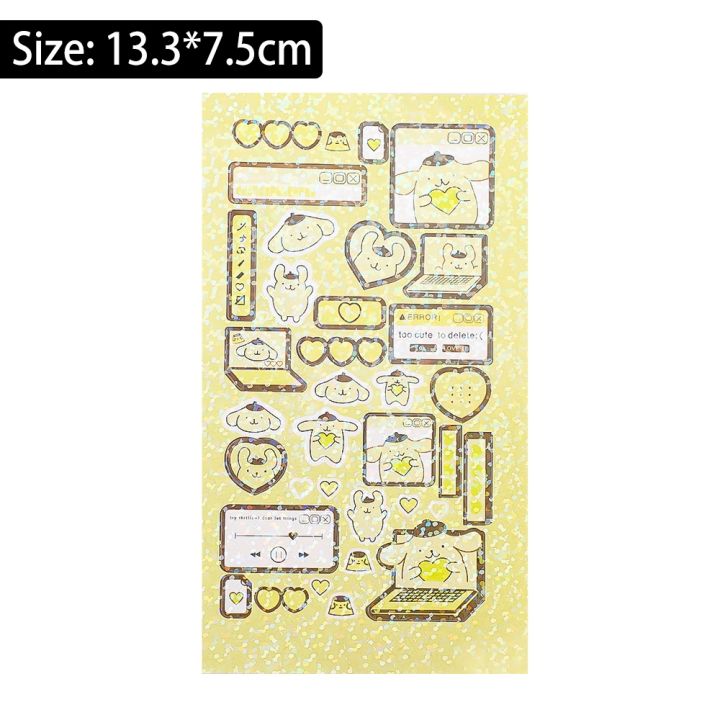 Kawaii%20Anime%20Sanrio%20Transparent%20Sticker%20Cartoon%20Cute%20Cinnamoroll%20Kuromi%20Melody%20Sticker%20Goo%20Card%20Stationery%20Handbook%20DIY%20Decals%20Waterproof%20PVC%20Self-Adhesive%20Stickers%20-%20Image%209