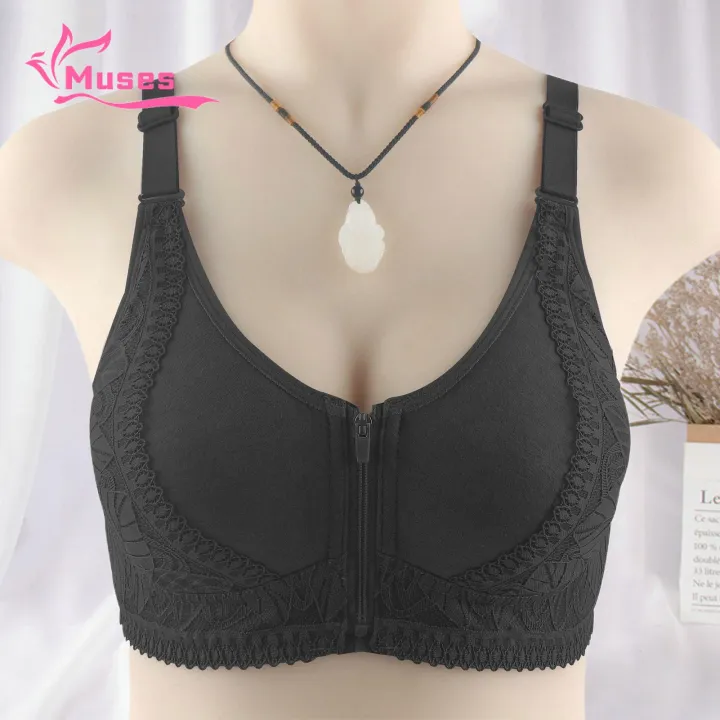 Muses%20Mall%20Women%20Bra%20Comfortable%20Breathable%20Stylish%20Comfortable%20Women's%20Front%20Zipper%20Push-up%20Sports%20Bra%20Non-slip%20Breathable%20Adjustable%20Perfect%20for%20Active%20Southeast%20Asian%20Ladies%20Three-dimensional%20Cup%20Design%20Bra%20-%20Image%205