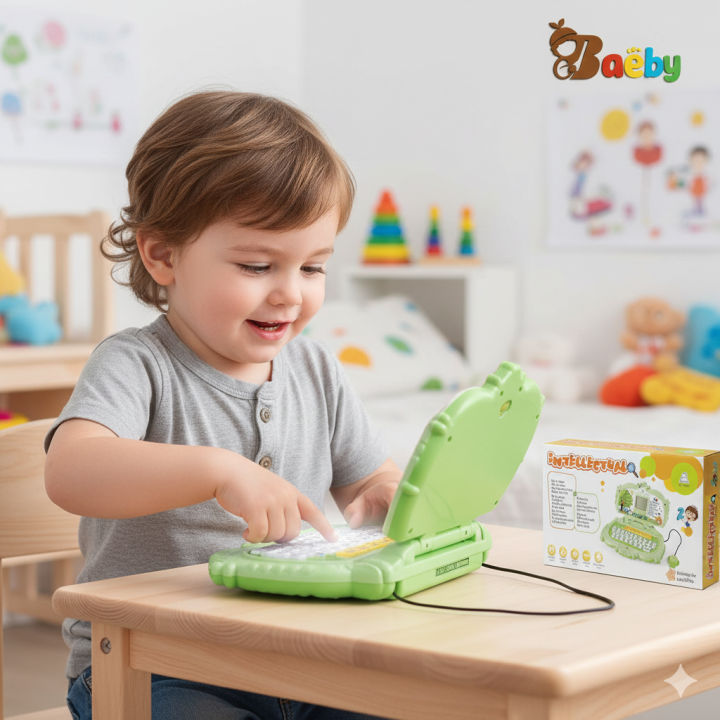 Children Learning Computer Toy educational toy laptop qx-1053E | 20 Functions Baby Educational English ...