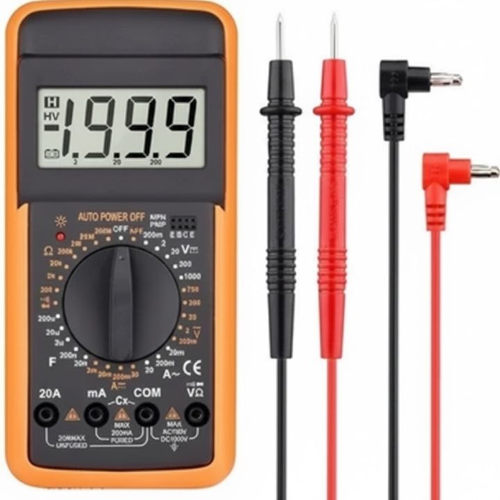 Direct Current Multimeter Digital multimeter Current Meter with Professional Multimeter AC/DC ...