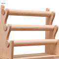 Modern Bangle Bracelet Holder Stable Gift Wood Jewelry Storage Organizer for Home. 