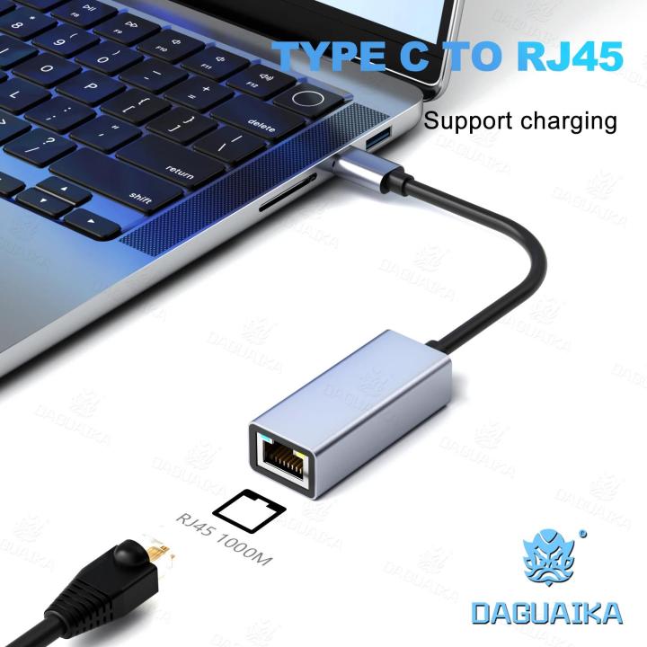 New specials 100/1000Mbps USB C External Ethernet Adapter Network Card ...