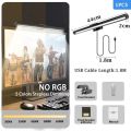 USB Stepless Dimming Screen Hanging Lights Curved Screen Bar RGB Background Atmosphere Desk Lamp. 