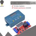 10A 1 channel Delay time relay module 5V 12V 24V timing programmable optical coupler isolation pulse cycle power off trigger. 