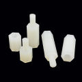 25X M2 M2.5 M3 M4 Black White Nylon Plastic Hex Hexagon Coupling Connector Joint Column Standoff Spacer Bolt for Motherboard. 