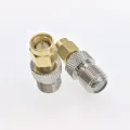 3G 4G 5G LTE SMA Male to F Female Adaptor - Coaxial Cable External Antenna Connector for Router. 