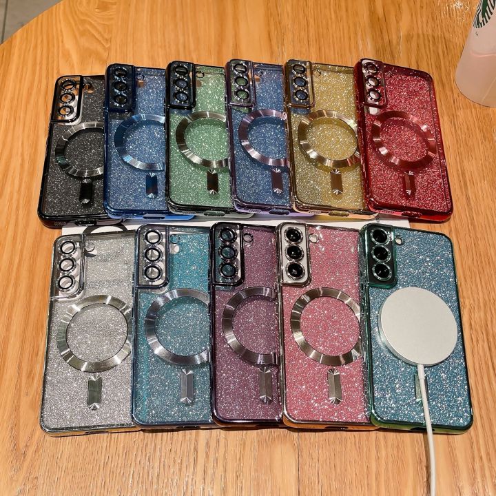 Applicable%20to%20Samsung%20s22%20Phone%20Case%20Strong%20Magnetic%20Attraction%20s23ultra%20Protective%20Sleeve%20s21%20Shell%20s20fe%20Simple%20Shell%20Tide%20-%20Image%202