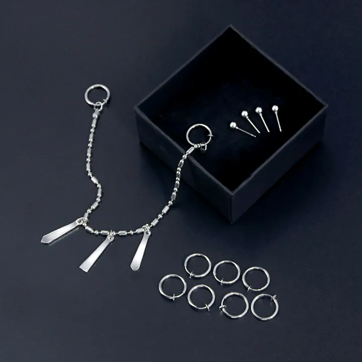 1%20Set%20Anime%20Horimiya%20Miyamura%20Izumi%20Earrings%20Cosplay%20Ear%20Clip%20Lip%20Chain%20Stainless%20Steel%20Earrings%20For%20Women%20Men%20Party%20Jewelry%20-%20Image%206