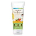 Mamaearth Ultra Light Indian Sunscreen with Carrot Seed, Turmeric and SPF 50 PA+++ - 50g. 