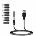 USB to DC Power Cable Universal USB to DC Jack Charging Cable Power Cord Plug Connector Adapter for Router Mini Fan Speaker. 
