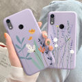 Vintage Flowers Leaves Plant Rose Phone Cases For Huawei Y9 Y7 Y6 Prime 2019 Honor 8A Fundas Silicone Protective Soft Back Cover. 