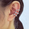 3PCS Fashion Delicate Zircon Cute Ear Clips Crystal Ear Cuff No Piercing Earrings Fake Cartilage Ear Clip For Women Jewelry Maoxiu. 