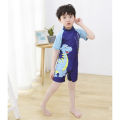 Kidlove Boy Kid Jumpsuit Swimwear Cartoon Fast Dry Short Sleeve Surfing Beachwear for 3-12Y. 