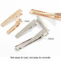 10/20/50Pcs Duckbill Clip Gold Silver 4CM/4.5CM/5CM Hairpin Alligator Hairclip Findings Jewelry Accessories Hair Decorations. 