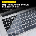 Silicone Keyboard Cover Universal Tansparent Keyboard Durable Protective Film Dustproof Waterproof Protector for Laptop. 