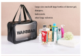 Washbag Transparent Toiletry Bag – Large Size | Portable Travel Organizer for Men and Women | Practical Storage Pouch PVC Waterproof Stain Resistant Makeup Cosmetic Bag – 1Pcs. 