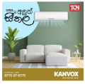 KANVOX 12000BTU Non- Inverter Wall Mounter Air Conditioner without Installation. 