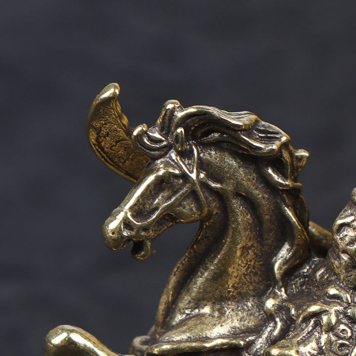 Brass%20God%20of%20Wealth%20Riding%20Horse%20Guan%20Gong%20Statue%20Home%20Decoration%20Accessories%20-%20Image%205