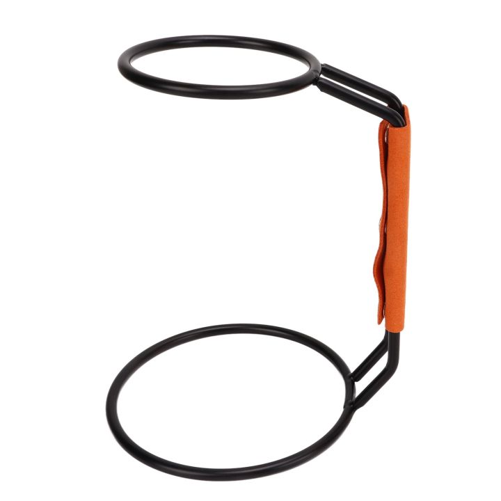 Pour Over Coffee Dripper Rack Iron Dripper Stand With Leather Handle Case For Ho