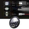1 7Inch 200W 6000K IP67 Waterproof LED Headlight for Cars and Motorcycles, with DRL, High/Low Beams. 