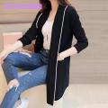 Women Winter Jacket Stylish Women's Fall Winter Jacket Open Stitch Cardigan Warm Coat with Pockets Southeast Asian Buyers' Favorite Spring Autumn Women Jacket. 