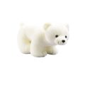 Polar Bear Plush Play 25cm Cute White And Brown with Cute Soft Stuffed Animal Plush Bear Doll Kids Birthday Gift. 