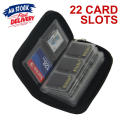 SD MMC SDHC Holder Pouch Storage Case Card Micro Memory CF Carrying Wallet Box. 