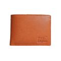 Real Club Brown Leather Wallet. 