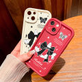 TA for Infinix Note 50 4G Note 50 Pro 4G Back Cover Soft Square Ladder Cute Bowknot Rabbit Mobile Cover Silicone Camera Protection Phone Case. 
