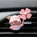 Air Conditioning Decoration in the Car, Women's Aromatherapy Vent Ornament Decoration Cartoon Pig Cute Duck Car. 