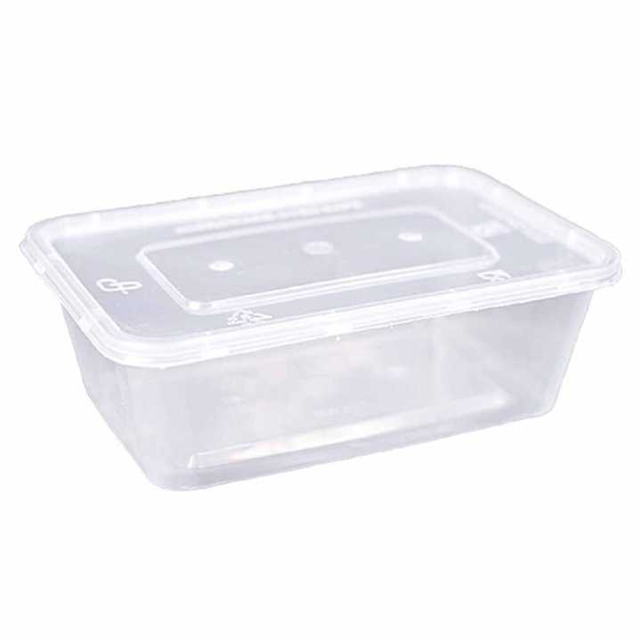 Plastic Food Container Microwave Safe (750ml) 10 Boxes