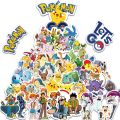 20/40pcs Pokemon Stickers Pikachu Stickers for Laptop Scrapbook Journal Kids Girls Boys Stickers. 