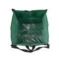 Heavy Duty Home and Yard Waste Bag Woven Polypropylene Reusable Lawn and Leaf Garden Bag with Reinforced Carry Handles Self-Standing Garbage Can-53*53*53 cm. 