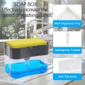 Portable Soap Pump Dispenser & Sponge Holder for Kitchen Dish Soap Dispenser. 