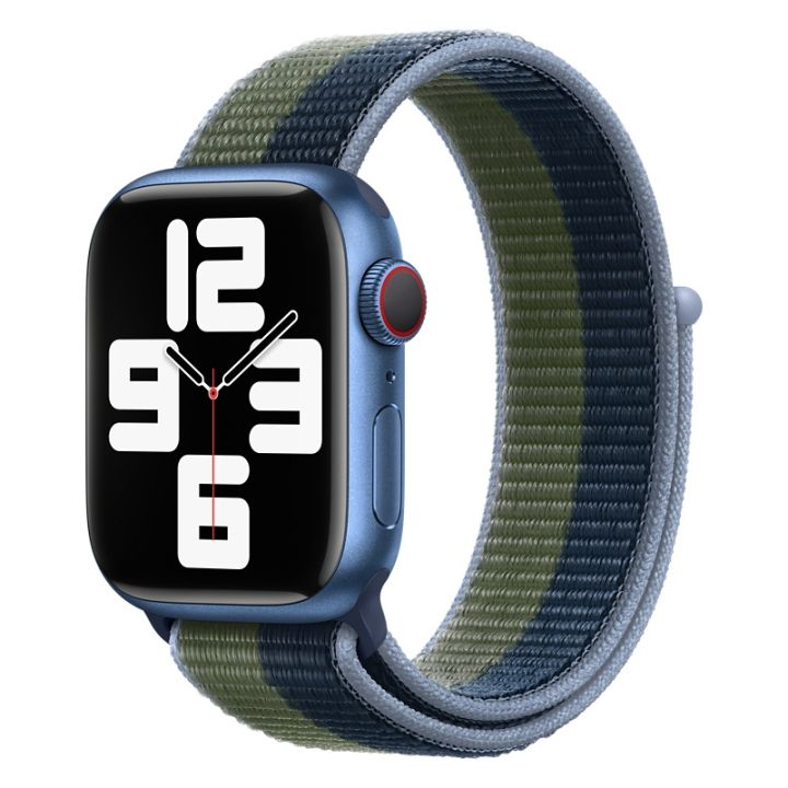 Loop Type Sport Watch Band For Apple Watch Series 7 41mm / 6 y SE y 5 y 4 40mm / 3 y 2 y 1 38mm