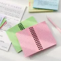 【ZOSR】50 Sheets Index Cards Ruled Flash Cards With Double Covers Record Revision Note Paper With Spiral For School Office Household Memory Learning Taking To Do List. 