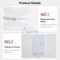Auoyo Light Strip Christmas Lights Icicle Lighting 4M Curtain String Lights Waterproof Socket Party Garden Eaves Outdoor Decoration For Wedding Party Home Garden Street. 
