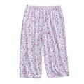 Cotton Cropped Pants Female Mother Summer Large Size Homewear Pants Middle-Aged and Elderly Thin Pajamas Loose Old Lady Air Conditioning Pants. 